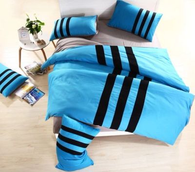 Лот: 3091781. Фото: 1. КПБ "Adidas", сатин-делюкс, Евро... Постельное бельё
