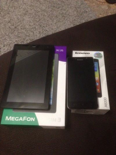 Лот: 9022578. Фото: 1. Продам тлфн Lenovo A 6000 и планшет... Компьютеры в сборе