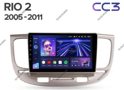 Лот: 20759088. Фото: 1. Магнитола Teyes CC3L KIA Rio 2... Автомагнитолы