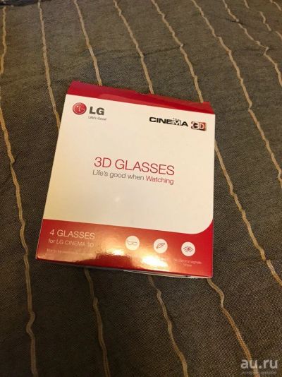 Лот: 9917258. Фото: 1. 3D очки LG cinema (коробка 4 шт... 3D-очки
