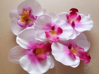 Лот: 1039243. Фото: 1. Орхидея- заколка для волос - разные... Другое (одежда, обувь, галантерея)