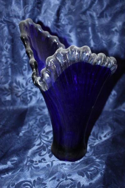 Лот: 6431612. Фото: 1. синяя ваза. Вазы