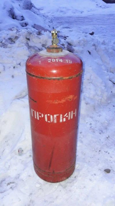 Лот: 9216285. Фото: 1. Балон для газа пропан. Баллоны, газ в баллонах