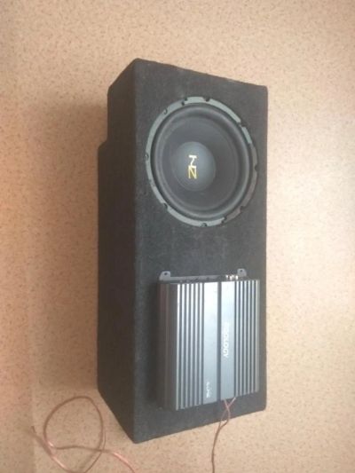 Лот: 9125793. Фото: 1. Саб + усил. Сабвуферы