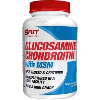Лот: 7925795. Фото: 1. Для суставов, связок SAN Glucosamine-Chondroitin-MSM... Спортивное питание, витамины