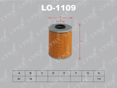 Лот: 13356922. Фото: 1. Lynx LO-1109 Масляный фильтр. Расходные материалы