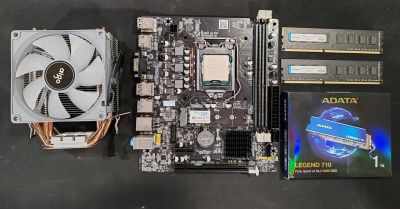 Лот: 25676340. Фото: 1. Бюджетная сборка B75 Intel i5-3470... Комплекты запчастей