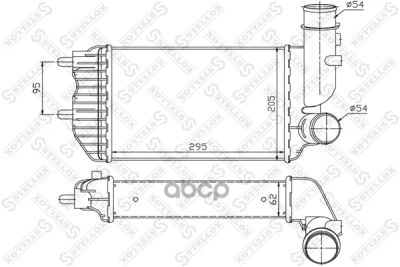 Лот: 21891138. Фото: 1. 10-40080-Sx_интеркулер! Fiat Ducato... Другое (автозапчасти)