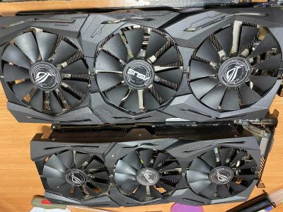 Лот: 16872110. Фото: 1. ASUS rog strix Rx 580 8gb rx588... Видеокарты