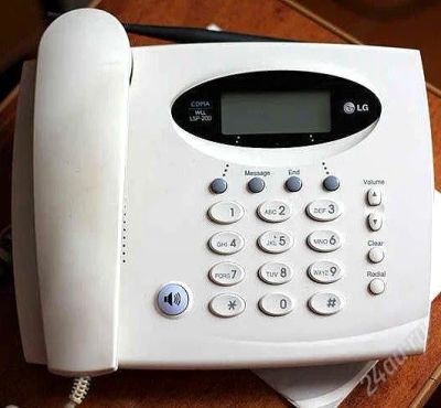 Лот: 2306793. Фото: 1. Стационарный беспроводной телефон... Телефоны CDMA