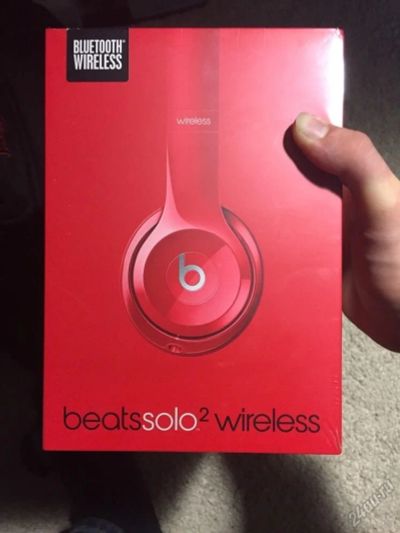 Лот: 6326259. Фото: 1. Beats Solo 2 Wireless красные... Наушники, гарнитуры