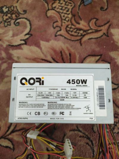 Лот: 16304790. Фото: 1. Блок питания QORi 300XA 450W. Корпуса, блоки питания