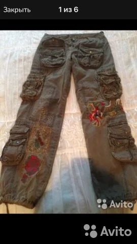 Лот: 9925022. Фото: 1. Штаны хаки из Тайланда. Брюки, шорты