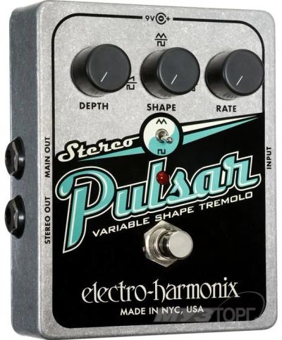 Лот: 3598391. Фото: 1. EHX Stereo Pulsar (Tremolo). Гитарные эффекты и комбоусилители