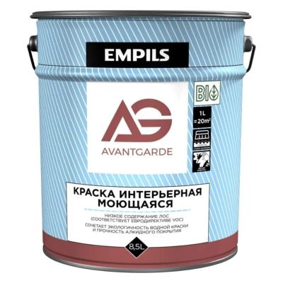 Лот: 24077044. Фото: 1. Краска водно-дисперсионная, Empils... Краски, лаки, растворитель