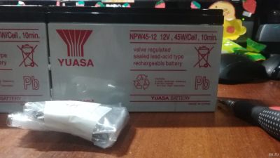 Лот: 11198568. Фото: 1. 2 неисправных аккумулятора из... Аккумуляторы