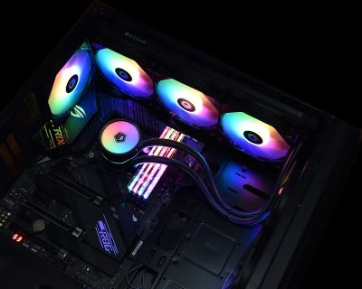 Лот: 20910323. Фото: 1. Новое СВО: ID-Cooling ZoomFlow... Системы охлаждения