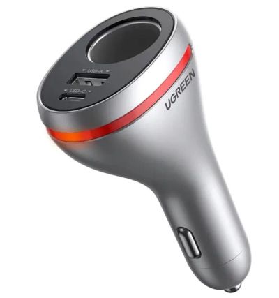Лот: 24950297. Фото: 1. Автомобильное_З\У - USB + Type... Зарядные устройства, блоки питания, адаптеры сетевые для смартфонов
