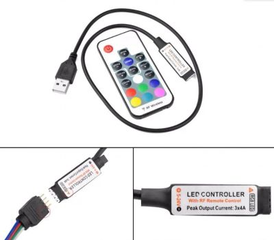 Лот: 8719207. Фото: 1. RF USB LED Радиочастотный пульт... Светодиодная подсветка