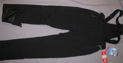 Лот: 20963917. Фото: 1. Горнолыжные штаны на -15 черные... Зимняя спортивная одежда
