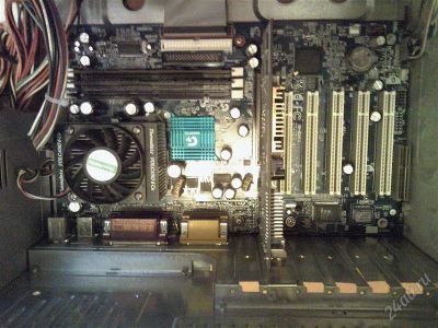 Лот: 2331867. Фото: 1. ga-60xta + celeron 800mhz + охлада. Материнские платы