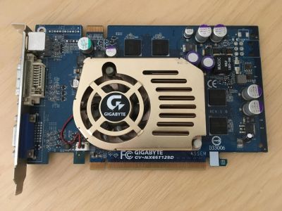 Лот: 9752158. Фото: 1. видеокарта Gigabyte GV-NX66T128D... Видеокарты