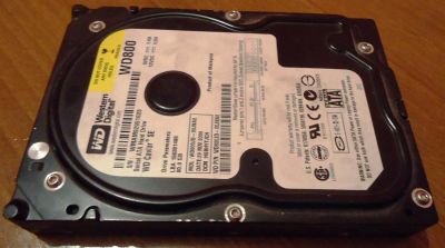 Лот: 3513604. Фото: 1. WesternDigital (WD) Caviar WD800... Жёсткие диски (HDD)