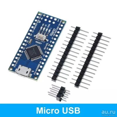 Лот: 18219056. Фото: 1. Arduino Nano 3.0 Atmega328P Micro... Микроконтроллеры