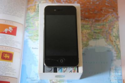 Лот: 5160696. Фото: 1. Iphone 4s 16 GB Black б/у. Смартфоны