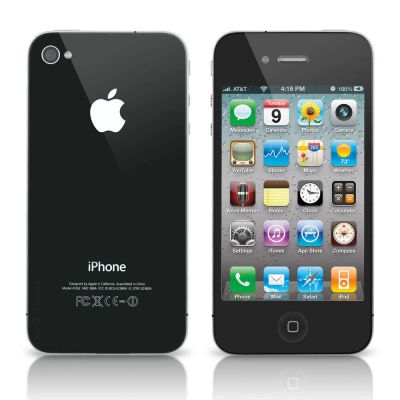 Лот: 6827930. Фото: 1. Apple iPhone 4 black 16gb apple... Смартфоны