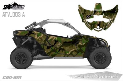 Лот: 13997952. Фото: 1. Наклейки Can-Am Maverick X3 ATV... Наклейки автомобильные