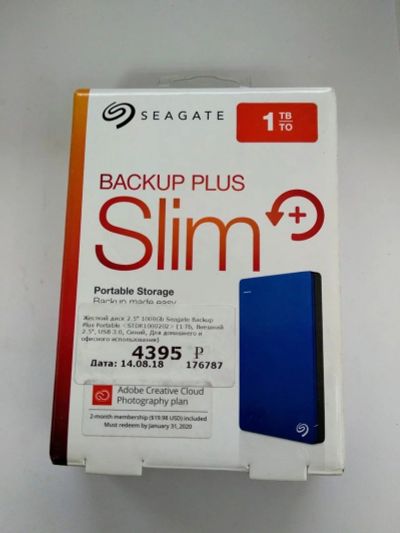 Лот: 12642370. Фото: 1. 2.5" 1000Gb Seagate Backup Plus... Внешние жесткие диски