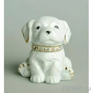 Лот: 10550448. Фото: 1. DIN3067 (1-72) Шкатулка-собачка... Фигурки, статуэтки