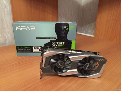 Лот: 15094431. Фото: 1. Видеокарта KFA2 GeForce GTX1060... Видеокарты