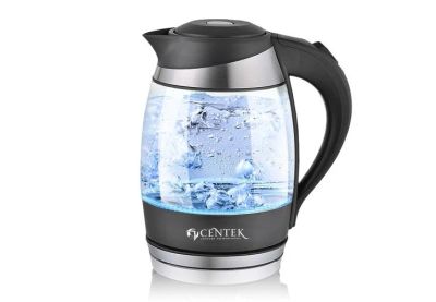 Лот: 12081617. Фото: 1. Электрочайник Centek CT 1015 стекло. Чайники, кофемашины, кулеры