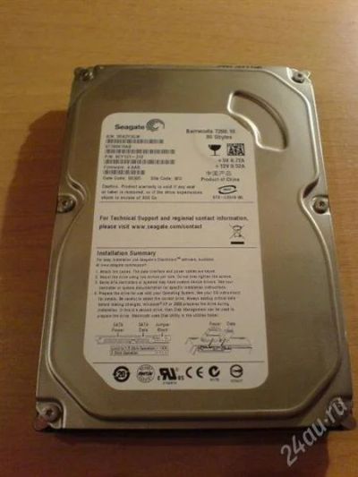Лот: 1840840. Фото: 1. Seagate Barracuda 80Gb в отличном... Жёсткие диски (HDD)