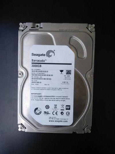 Лот: 16004251. Фото: 1. HDD 3 Tb Seagate Barracuda ST3000DM001. Жёсткие диски (HDD)