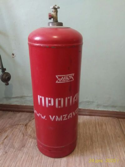 Лот: 17029323. Фото: 1. Баллон пропан. Баллоны, газ в баллонах