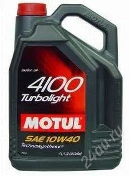 Лот: 2365419. Фото: 1. Motul 4100 Turbolight 10W-40 4л. Масла, жидкости
