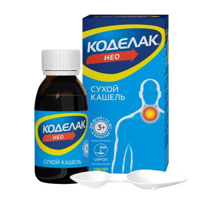 Лот: 23261214. Фото: 1. Коделак Нео сироп 1,5мг мл 100мл. Лекарства