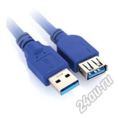 Лот: 5865329. Фото: 1. Удлинитель USB 3.0 AmAf 0,5 м... Шлейфы, кабели, переходники