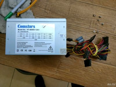 Лот: 13832435. Фото: 1. Блок питания comstars 400w kt-400ex-12a1. Корпуса, блоки питания