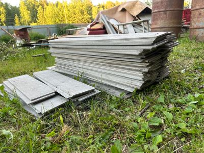 Лот: 20552340. Фото: 1. Шифер плоский бу. Кровельные материалы