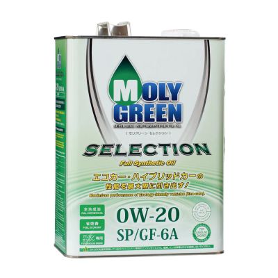 Лот: 20282572. Фото: 1. Moly Green Selection 0W20 SP/GF-6A... Масла, жидкости