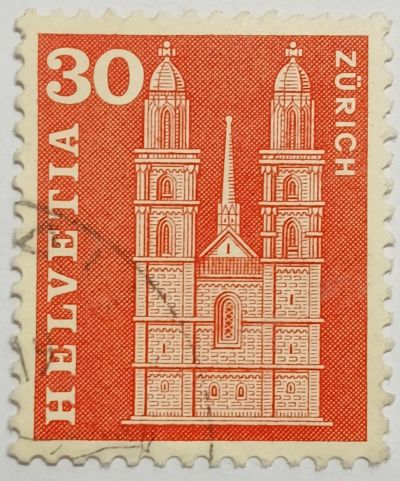 Лот: 25278384. Фото: 1. Марка_Швейцария, 30 Ct- сентим... Марки