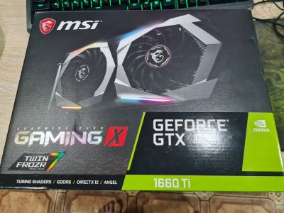Лот: 18444721. Фото: 1. GTX 1660TI MSI gaming x Гарантия... Видеокарты