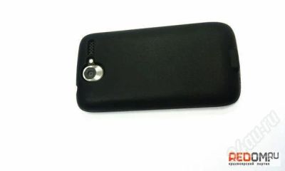 Лот: 583433. Фото: 1. Чехол HTC Desire силикон, черный. Чехлы, бамперы