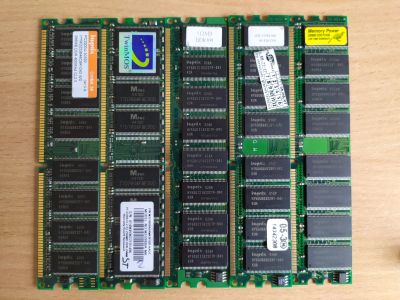 Лот: 19260986. Фото: 1. планки памяти DDR1 5 шт. Оперативная память
