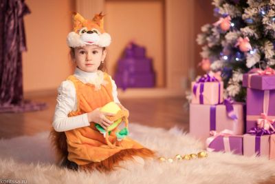 Лот: 6318399. Фото: 1. Костюм Белочки д/дев. 110см. Детские карнавальные, праздничные костюмы
