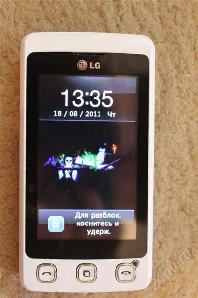 Лот: 1133873. Фото: 1. Lg KP500 можно обмен на планшетник... Кнопочные мобильные телефоны